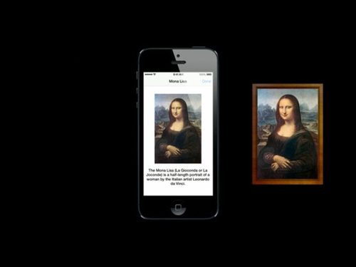 iBeacon Image of Mona Lisa