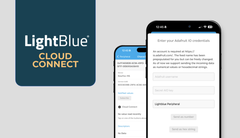 LightBlue Cloud Connect article with a screenshot of the interface.