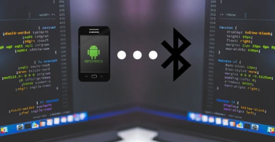 Computer coding with Android and Bluetooth symbol - Android BLE tips