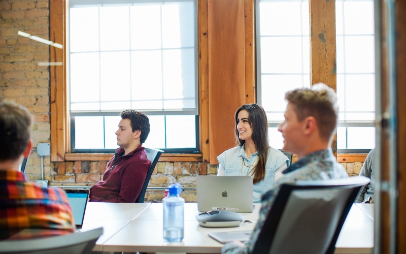 Small Engineering Team at Punch Through office