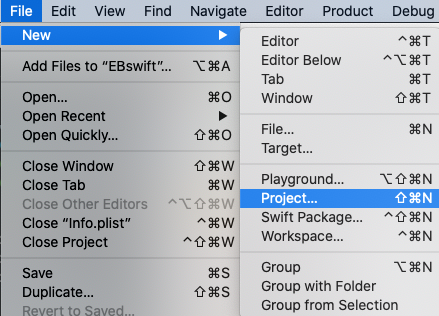 start by creating a new project in Xcode