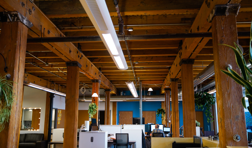 Engineer working on Human Interface Devices in office