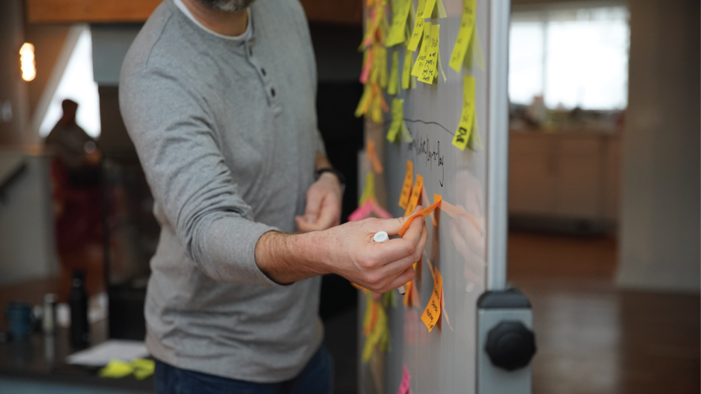 engineer working on a project