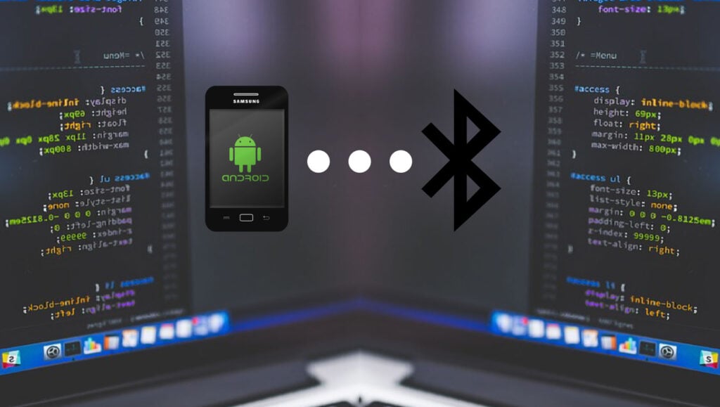 Computer coding with Android and Bluetooth symbol - Android BLE tips