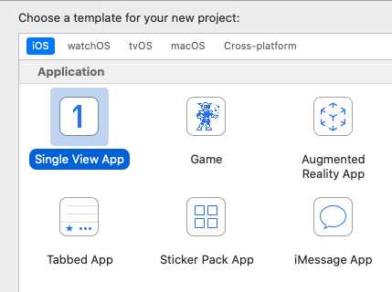 choose the single view app