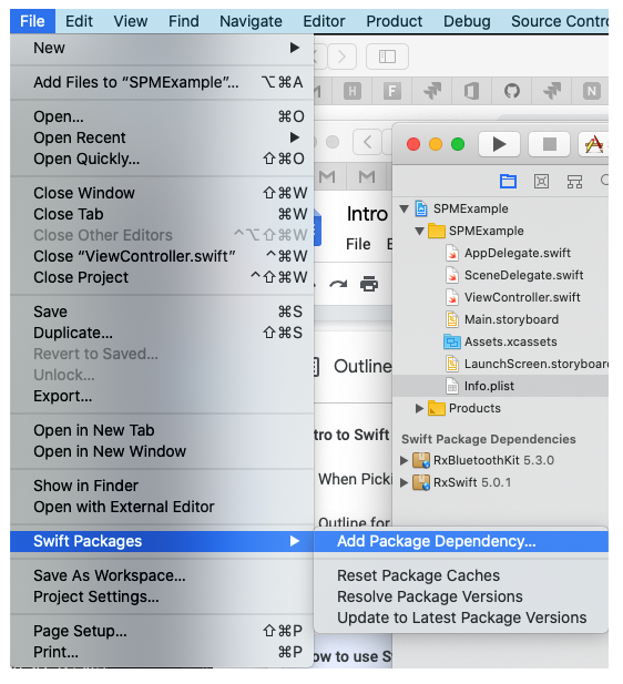select "add package"