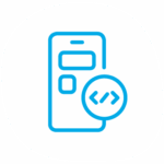 Icon Mobile Frontend Development White