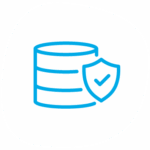 Icon Cloud Data Security White