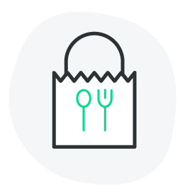 Icon Vignette Lunch Bluegrey
