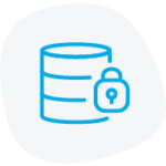 Icons Security Backend Bluegrey
