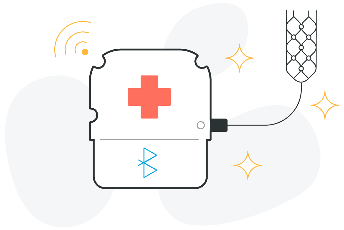 Vignette Ble Connected Implant White