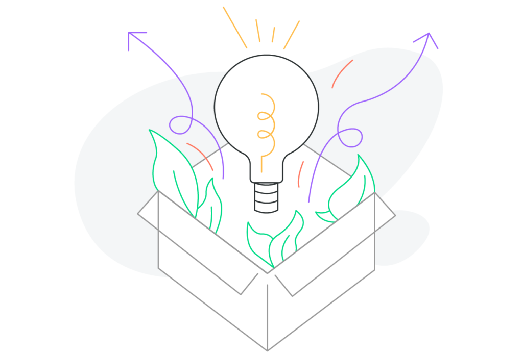 Bright ideas are easy. Better ones take guts. Vignette Fostering Curiosity Innovation Bluegrey